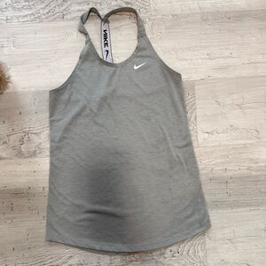 Nike Women's Light Gray Tank Top